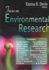 Focus on Environmental Research - Book