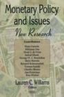 Monetary Policy & Issues : New Research - Book