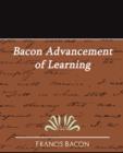 Bacon Advancement of Learning - Book