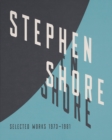Stephen Shore : Selected Works, 1973-1981 - Book