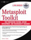 Metasploit Toolkit for Penetration Testing, Exploit Development, and Vulnerability Research - Book
