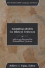 Empirical Models for Biblical Criticism - Book