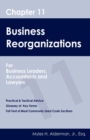 Chapter 11 Business Reorganizations : For Business Leaders, Accountants And Lawyers - Book