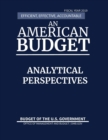 Analytical Perspectives, Budget of the United States, Fiscal Year 2019 : Efficient, Effective, Accountable An American Budget - Book