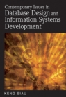 Contemporary Issues in Database Design and Information Systems Development - eBook