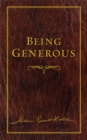 Being Generous - Book