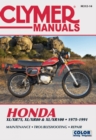 Honda XL/XR75, XL/XR80 & XL/XR100 Series Motorcycle (1975-1991) Service Repair Manual - Book