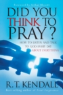 Did You Think To Pray - Book