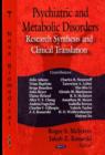 Psychiatric & Metabolic Disorders : Research Synthesis & Clinical Translation - Book