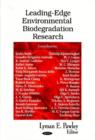 Leading-Edge Environmental Biodegradation Research - Book