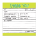 Knock Knock Hand Lettered Sticky Note Thank You - Book