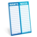 Knock Knock Wants / Needs Perforated Pad - Book