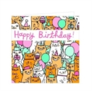 Birthday Cats Green Giftnotes - Book