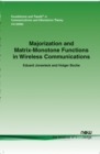 Majorization and Matrix Monotone Functions in Wireless Communications - Book