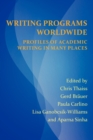 Writing Programs Worldwide : Profiles of Academic Writing in Many Places - Book