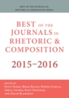 Best of the Journals in Rhetoric and Composition 2015-2016 - eBook