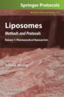 Liposomes : Methods and Protocols, Volume 1: Pharmaceutical Nanocarriers - Book
