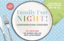 Family Fun Night Conversation Starters Placemats - Book