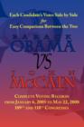 Barack Obama vs. John McCain - Side by Side Senate Voting Record for Easy Comparison - Book