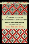 Considerations on Representative Government (Large Print Edition) - Book