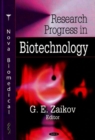 Research Progress in Biotechnology - Book