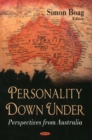 Personality Down Under : Perspectives from Australia - Book