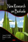New Research on Biofuels - Book
