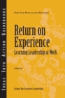 Return on Experience: Learning Leadership at Work - eBook