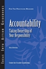 Accountability: Taking Ownership of Your Responsibility - eBook