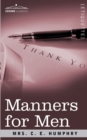 Manners for Men - Book
