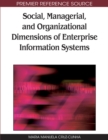 Social, Managerial, and Organizational Dimensions of Enterprise Information Systems - eBook
