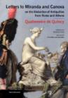 Letters to Miranda and Canova : On the Abduction of Antiquities from Rome and Athens - Book