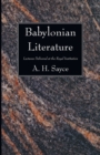 Babylonian Literature - Book