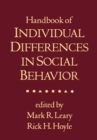Handbook of Individual Differences in Social Behavior - eBook