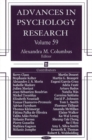 Advances in Psychology Research : Volume 59 - Book
