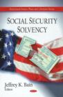 Social Security Solvency - Book