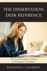 Dissertation Desk Reference : The Doctoral Student's Manual to Writing the Dissertation - eBook