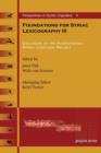 Foundations for Syriac Lexicography III : Colloquia of the International Syriac Language Project - Book