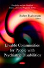 Livable Communities for People with Psychiatric Disabilities - Book