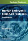 Human Embryonic Stem Cell Protocols - Book