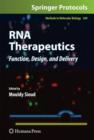 RNA Therapeutics : Function, Design, and Delivery - Book