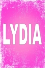 Lydia : 100 Pages 6 X 9 Personalized Name on Journal Notebook - Book