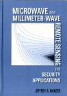Microwave and Millimeter-wave Remote Sensing for Security Applications - Book