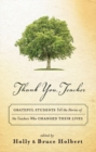 Thank You, Teacher - Book