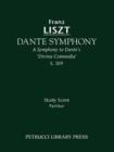 Dante Symphony, S.109 : Study score - Book