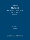 Second Suite in F, Op.28 No.2 : Study Score - Book