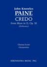 Credo from Mass in D, Op.10 : Chorus score - Book