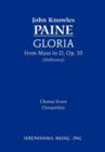 Gloria from Mass in D, Op.10 : Chorus score - Book