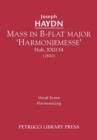 Mass in B-flat major 'Harmoniemesse', Hob.XXII : 14: Vocal score - Book