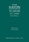 Te Deum in C major, Hob.XXIIIc.2 : Vocal score - Book